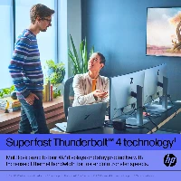 HP Thunderbolt Dock 280W G4 w/Combo Cable, Wired, Thunderbolt 4, Black, Kensington, 100 - 240 V, 50/60 Hz