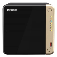 QNAP TS-464, NAS, Tower, Intel Celeron, N5095, Black