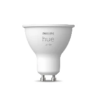 Philips Hue White GU10 - smart spotlight, Smart bulb, White, Bluetooth/Zigbee, Integrated LED, GU10, Warm white