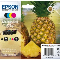 Epson 604, Standard Yield, 3.4 ml, 2.4 ml, 150 pages, 4 pc(s), Multi pack