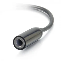 C2G 54426, Black, USB-C, 3.5 mm, 0.09 m, Male, Female