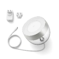 Philips Hue White and colour ambience Iris silver special edition, Smart table lamp, Silver, Bluetooth/Zigbee, LED, Non-changeable bulb(s), White
