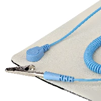 StarTech.com Anti Static Mat, ESD Mat for Electronics Repair, Anti Static Table/Desk Mat w/Detachable Grounding Wire, ANSI/ESD S 4.1, Flexible Thermoplastic Work Pad/Mat, 23x47 in (60x120cm), Beige, Polyvinyl chloride (PVC), Polyvinyl chloride (PVC), Table, 1 pc(s), 15 pc(s)