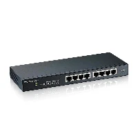 Zyxel GS1900-8, Managed, L2, Gigabit Ethernet (10/100/1000), Full duplex, Rack mounting