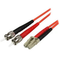 STARTECH StarTech.com 5m Fiber Optic Cable - Multimode Duplex 50/125 - LSZH - LC/ST - OM2 - LC to ST Fiber Pa