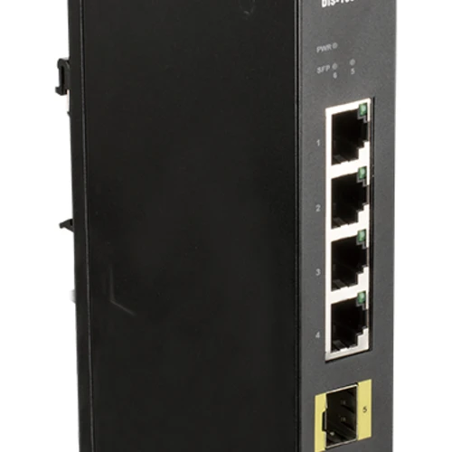 D-LINK Industrial Gigabit Unmanaged Switch with 2 SFP slots, Auto-MDI/MDIX

 D-Link DIS-100G-6S. Switch typ