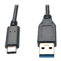 EATON USB-C to USB-A Cable (M/M), USB 3.2 Gen 2 (10 Gbps), Thunderbolt 3 Compatible, 3 ft. (0.91 m)
 Trip