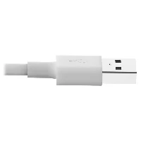 EATON USB-A to Lightning Sync/Charge Cable, MFi Certified - White, M/M, USB 2.0, 3 ft. (0.91 m)

 Tripp Li