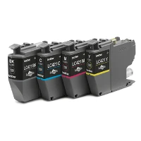 BROTHER SUPPLIES Ink cartridge multipack Brother LC421VALDR. Supply type Multi pack, Colour ink page yield 600 pa