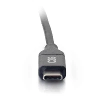 C2G 3m (10ft) USB C Cable - USB 2.0 (5A) - M/M USB Type C Cable - Black, 3 m, USB C, USB C, USB 2.0, 480 Mbit/s, Black