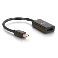 C2G 8in Mini DisplayPortTM Male to HDMIR Female Passive Adapter Converter - 4K 30Hz, 0.15 m, Mini DisplayPort, HDMI, Male, Female, 1.2a