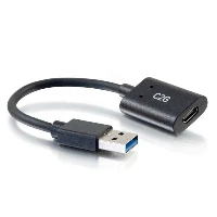 C2G 15cm (6in) USB-C Female to USB-A Male SuperSpeed USB 5Gbps Adapter Converter, 0.15 m, USB-A, USB-C, USB 3.2 Gen 1 (3.1 Gen 1), 5000 Mbit/s, Black