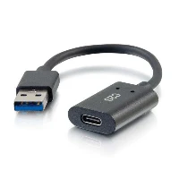 C2G 15cm (6in) USB-C Female to USB-A Male SuperSpeed USB 5Gbps Adapter Converter, 0.15 m, USB-A, USB-C, USB 3.2 Gen 1 (3.1 Gen 1), 5000 Mbit/s, Black