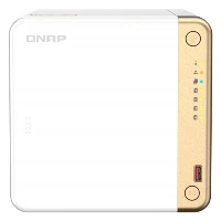 QNAP TS-462-4G, NAS, Tower, Intel Celeron, N4505, White