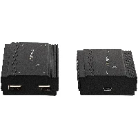 StarTech.com 4-Port USB 2.0 Extender Hub over Single CAT5e/CAT6 Ethernet Cable (RJ45) - 330ft (100m) - USB Extender Hub Adapter Kit - Metal Housing - Externally Powered - 480 Mbps, 60 mm, 100 mm, 22 mm, 143 g, 235 mm, 153 mm