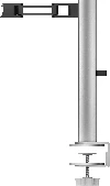 HP 762U0AA, Bolt-through, 6.8 kg, 54.5 cm (21.4