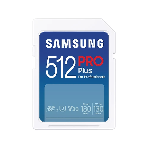 Samsung MB-SD512S/EU, 512 GB, SD, Class 3, UHS-I, 180 MB/s, 130 MB/s