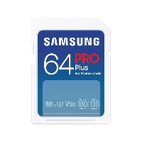 Samsung MB-SD64S/EU, 64 GB, SD, Class 3, UHS-I, 180 MB/s, 130 MB/s