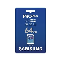 Samsung MB-SD64S/EU, 64 GB, SD, Class 3, UHS-I, 180 MB/s, 130 MB/s