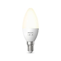 Philips Hue White B39  E14 smart bulb, Smart bulb, White, Bluetooth/Zigbee, Integrated LED, E14, Warm white