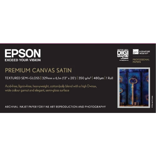 Epson Premium Canvas Satin, 13