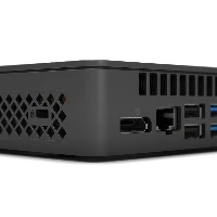 IntelÂ® CeleronÂ® Processor N5105 (4M Cache, up to 2.90 GHz), DDR4-2933 1.2V SO-DIMM, max 32GB, Gigabit LAN, WLAN, Bluetooth, EU cord, single pack

 Intel NUC 11 Essential. Chassis type: UCFF, Product type: Mini PC barebone. Supported memory types: DDR4-SDRAM, Number of memory slots: 2, Maximum internal memory: 32 GB. Supported storage drive types: SSD. Ethernet LAN (RJ-45) ports: 1. Wi-Fi standards: Wi-Fi 5 (802.11ac), Bluetooth version: 5.0. Cooling type: Active. Power supply: 65 W

 

 The name