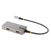 StarTech.com USB-C Multiport Adapter - 4K 60Hz HDMI - HDR - 2-Port 5Gbps USB 3.0 Hub - 100W Power Delivery Pass-Through - GbE - Works with Chromebook certified - Windows/macOS, Wired, USB 3.2 Gen 2 (3.1 Gen 2) Type-C, 100 W, 2.0b, 10,100,1000 Mbit/s, Grey