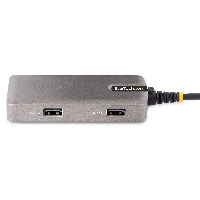 StarTech.com USB-C Multiport Adapter - 4K 60Hz HDMI - HDR - 2-Port 5Gbps USB 3.0 Hub - 100W Power Delivery Pass-Through - GbE - Works with Chromebook certified - Windows/macOS, Wired, USB 3.2 Gen 2 (3.1 Gen 2) Type-C, 100 W, 2.0b, 10,100,1000 Mbit/s, Grey