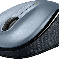 Logitech M325s, Ambidextrous, Optical, RF Wireless, 1000 DPI, Black, Grey