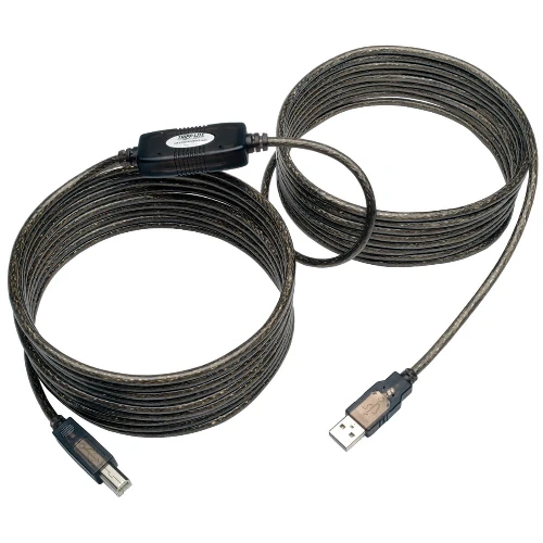 USB 2.0 A/B ACTIVE REPEATER CABLE (M/M), 25 FT. (