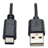 USB-A TO USB-C CABLE, USB 2.0, (M/M), 6 FT. (1.83