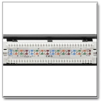 CAT6 24-PORT PATCH PANEL - POE+ COMPLIANT, 110/KR