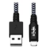 HEAVY-DUTY USB-A TO LIGHTNING SYNC/CHARGE CABLE,