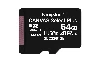Kingston Canvas Select Plus - Scheda di memoria flash (adattatore da microSDXC a SD in dotazione) - 64 GB - A1 / Video Class V10 / UHS Class 1 / Class10 - UHS-I microSDXC (pacchetto di 2)
