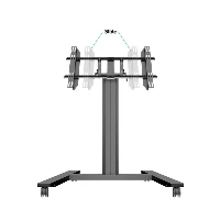 CARRELLO INCLINABILE 0/90 GRADI VESA 600400