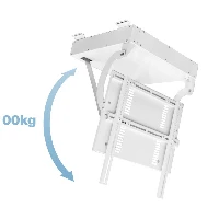 Staffa motorizzata da soffitto vesa max 600x600