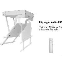 Staffa motorizzata da soffitto vesa max 600x600