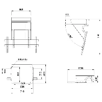 Staffa motorizzata da soffitto vesa max 600x600