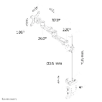 NEOMOUNTS BY NEWSTAR FLAT SCREEN DESK MOUNT