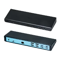 USB 3.0 USB-C THUND. 3 DUAL DISPLAY DOCK. STATION