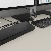 USB 3.0 USB-C THUND. 3 DUAL DISPLAY DOCK. STATION