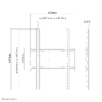 NEOMOUNTS BY NEWSTAR FLAT SCREEN WALL MOUNT