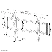NEOMOUNTS BY NEWSTAR SCREEN WALL MOUNT TILT