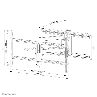 NEOMOUNTS BY NEWSTAR SCREEN WALL MOUNT FULL MOTION