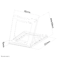 NEOMOUNTS BY NEWSTAR NOTEBOOK DESK STAND