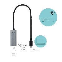 USB-C METAL GIGABIT ETHERNET ADAPTER