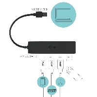 4 PORT USB 3.0 HUB ADVANCE WITHOUT POWER ADAPTER