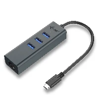 USB-C METAL HUB 3 PORT + GIGABIT ETHERNET