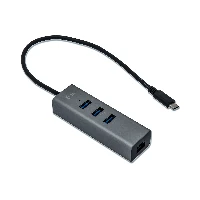 USB-C METAL HUB 3 PORT + GIGABIT ETHERNET