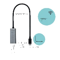 USB-C METAL 2.5GBPS ETHERNET ADAPTER